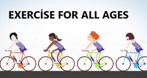 Exercise advices for differend ages, child,adults and older ages.